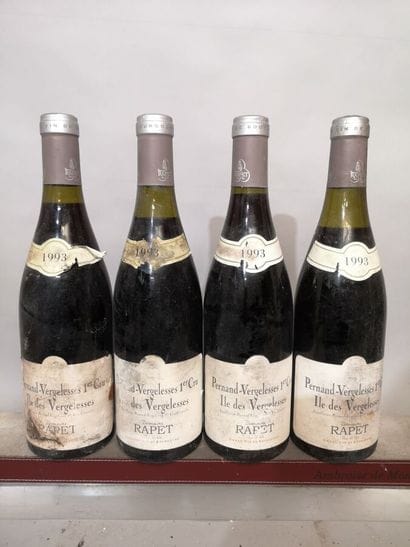 4 bottles PERNAND VERGELESSES 1er Cru 