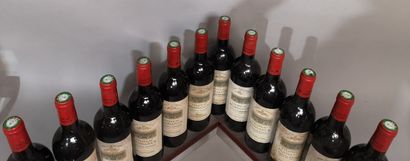 12 bottles Château PLAISANCE - Bordeaux 2000...