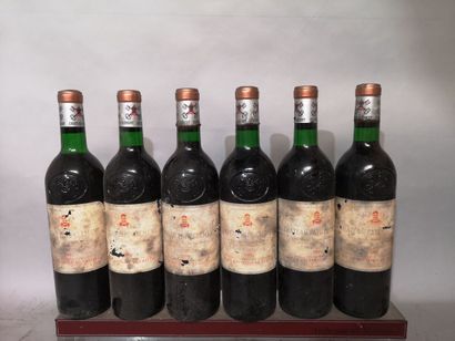 6 bouteilles Château PAPE CLEMENT - GC Pessac...