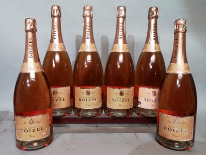 6 magnums CHAMPAGNE BOIZEL 