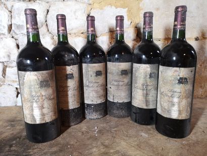 6 magnums Château PATACHE D'AUX - Médoc 2000...