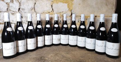 12 bouteilles CHAMBOLLE MUSIGNY 