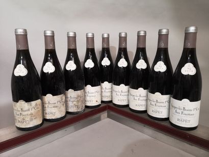 9 bottles SAVIGNY LES BEAUNE 1er cru 
