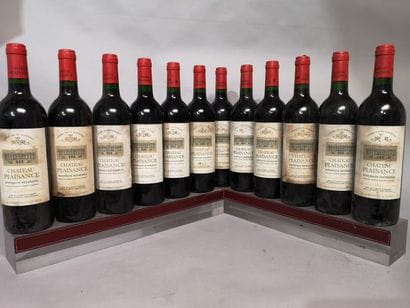 12 bottles Château PLAISANCE - Bordeaux 2000...