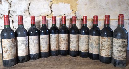 11 bouteilles Château LA LAGUNE - 3ème Gcc...