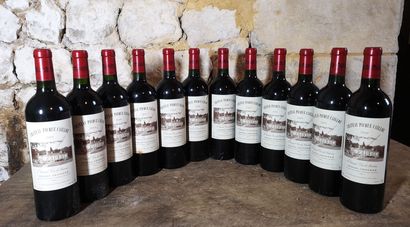 12 bottles Château PICQUE CAILLOU - Pessac...