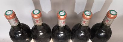 5 bouteilles Château PAPE CLEMENT - GC Pessac...