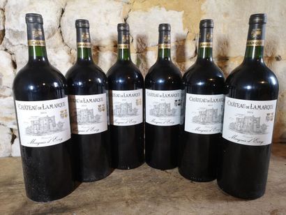 6 magnums Château de LAMARQUE - Haut Médoc...