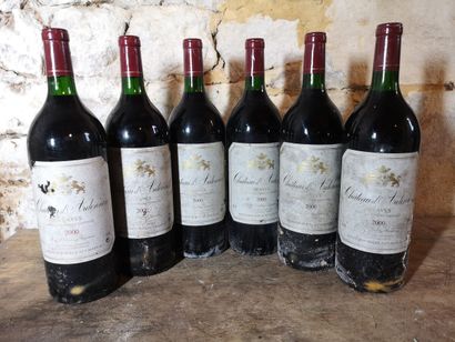 6 magnums Château D'ARDENNES - Graves 2000...