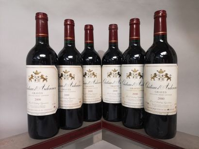 6 bottles Château D'ARDENNES - Graves 2000...