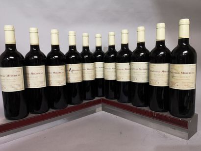11 bouteilles Château MIREBEAU - Pessac Léognan...
