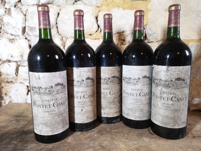 5 magnums Château PONTET CANET - 5ème Gcc...