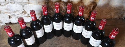 10 bouteilles Château LA FLEUR PEYRABON -...