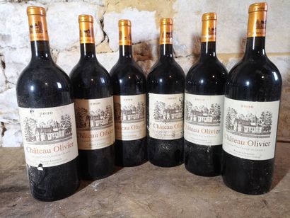6 magnums Château OLIVIER - Pessac Léognan...