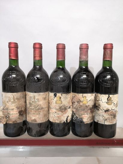 5 bottles Château GISCOURS - 3ème Gcc Margaux...
