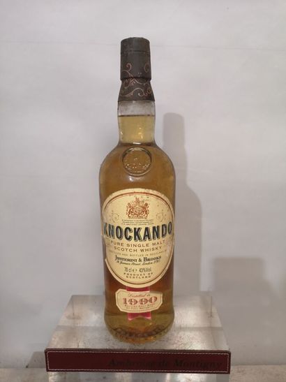 1 bottle KNOCKANDO SCOTCH WHISKY 1990 Slightly...