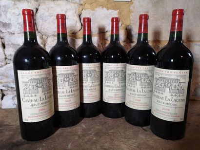 6 magnums Château LA LAGUNE - 3ème Gcc Haut...