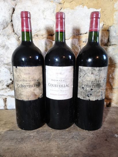 3 magnum Domaine de COURTEILLAC - Bordeaux...