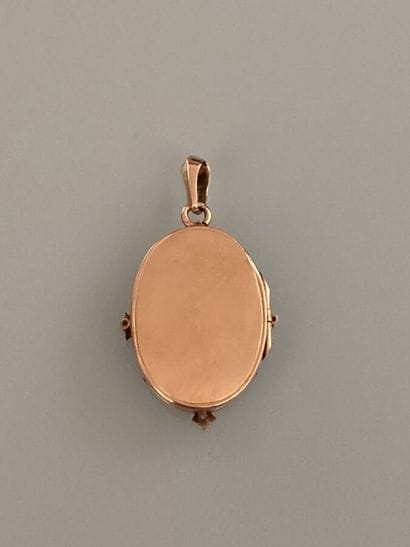 Yellow gold 750 thousandths photo holder...