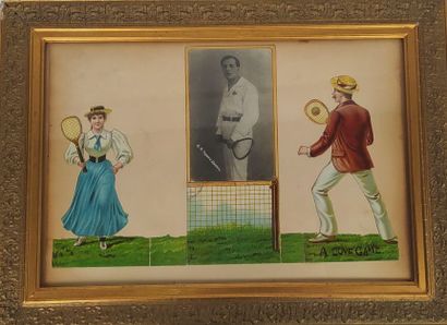 [tennis] 3 pieces framed
- Frame featuring...