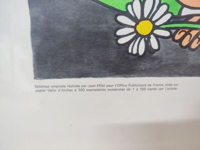 EFFEL Jean (1908-1982)
Lot de deux estampes...