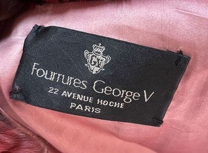 Set of two fur coats