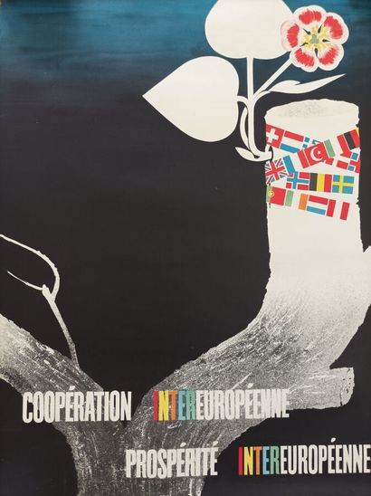 Batch of posters on the theme of travel and...