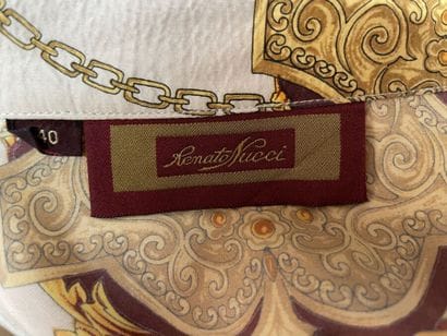 Set of two CHANEL dresses in pink silk (T....