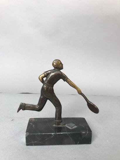 [tennis] Lot :
- glazed terracotta tennis...