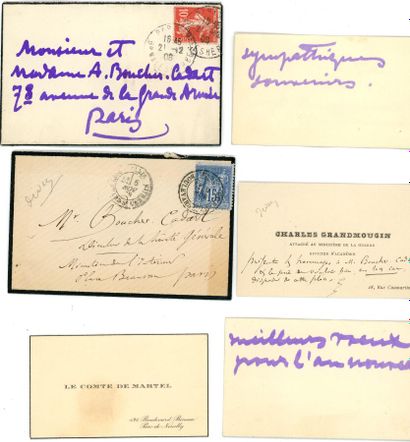 AUTOGRAPHS GYP. 2 LAS : 4 ff. to Boucher-Cadart...