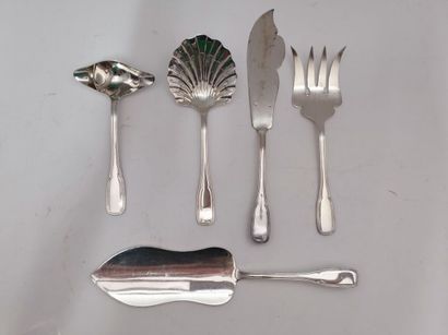 ERCUIS
Set of silver-plated tableware including...