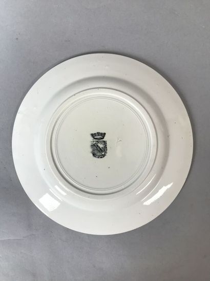 [tennis] Three ceramic plates decorated with...