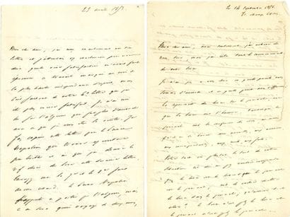 AUTOGRAPHES GIRARDIN (Émile de). 20 LAS,...