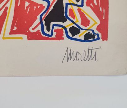 MORETTI Raymond (1931-2005)
Set of two lithographs,...
