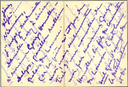 AUTOGRAPHS GYP. 2 LAS : 4 ff. to Boucher-Cadart...