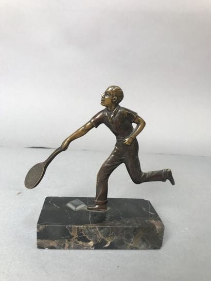 [tennis] Lot :
- glazed terracotta tennis...