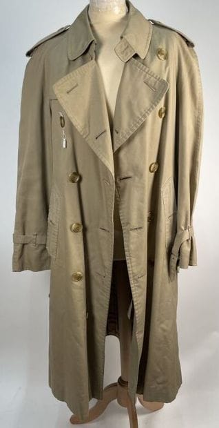 BURBERRY'S
Set of two trench coats 
Stains...