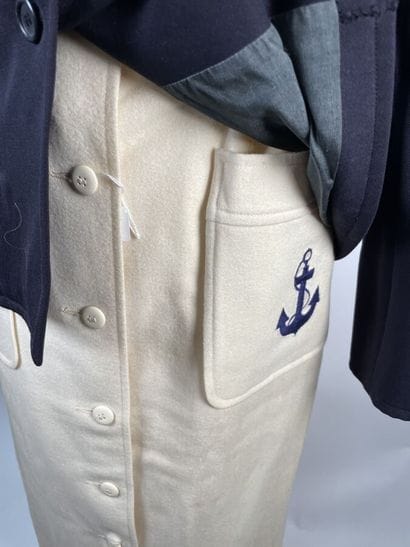 YVES SAINT LAURENT
Set of two jackets (T.40),...