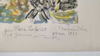 MORETTI Raymond (1931-2005)
Set of two lithographs,...
