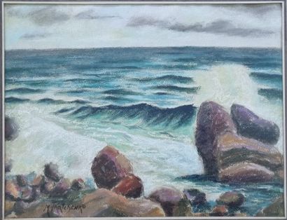TKATCHENKO Michail (1860-1977) 
Coastline
Pastel...