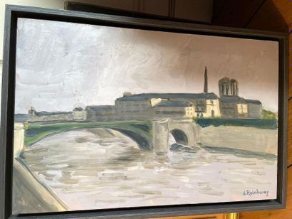MODERN SCHOOL
River
Canvas
signed lower right...