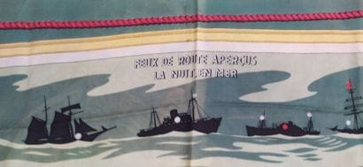 HERMES
Set of two silk squares: 
 - Plumes...