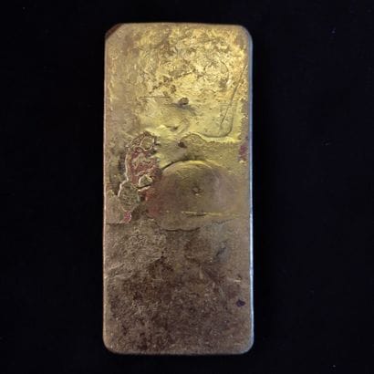 Gold ingot 996.9 gr number: 138450
worn rubbed
without...
