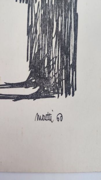 MORETTI Raymond (1931-2005)
Composition with...