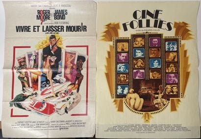 Batch of American cinema posters