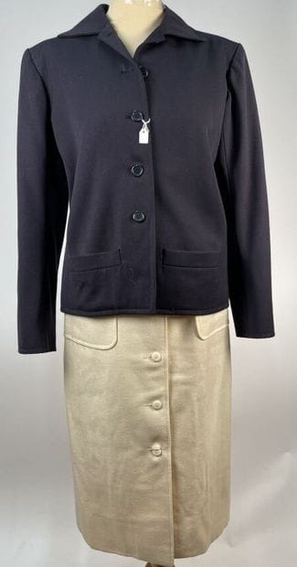 YVES SAINT LAURENT
Set of two jackets (T.40),...