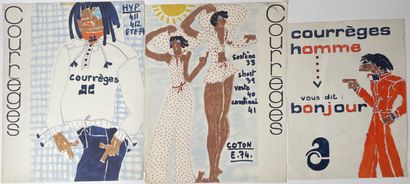 Lot of advertising posters, various periods...