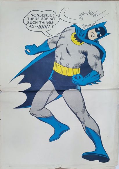 Set of comic book posters including Batman...