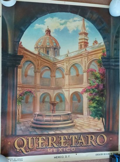 Batch of posters on the theme of travel and...