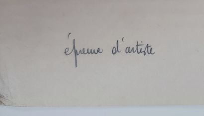 MORETTI Raymond (1931-2005)
Set of two lithographs,...